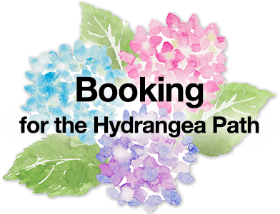 Booking for the Hydrangea Path