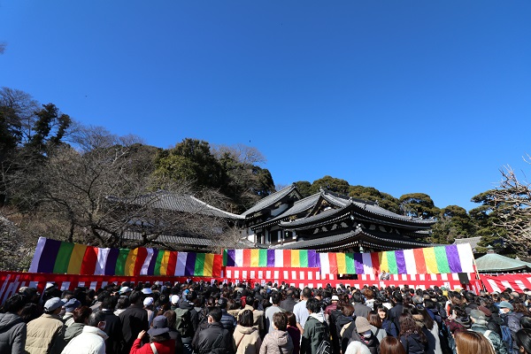 節分会の豆まきは中止します